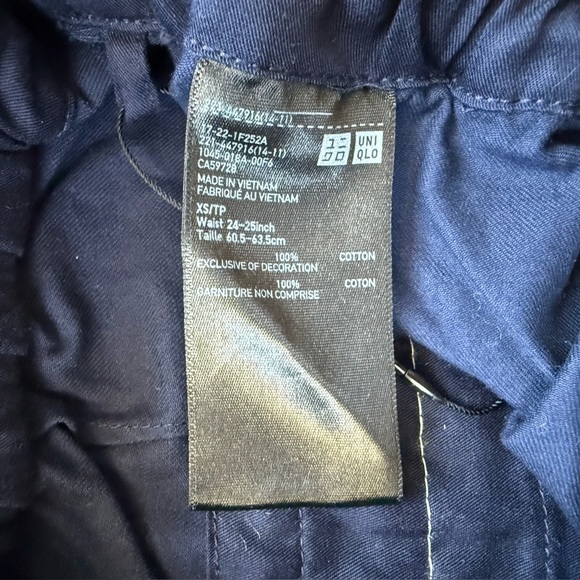 JW Anderson x Uniqlo Wide-Leg Pants in Navy Women’s Size XS - Picture 10 of 12